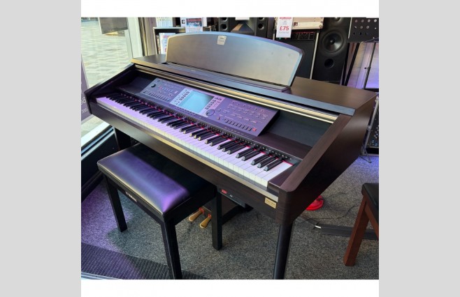 Yamaha CVP207 Satin Rosewood Digital Piano, Used - Complete Package (SN:609466) - Image 5